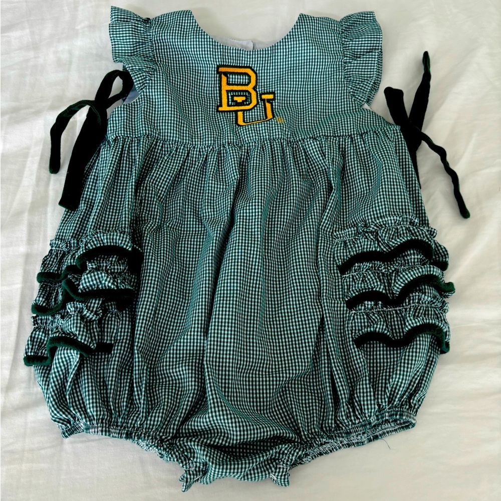 Baylor Bear toddler girl bubble 3T
